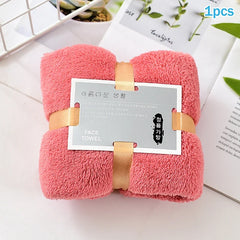 Hot 1/5PCS Bath Towels Set Super Soft Highly Absorbent Quick-drying Coral Velvet Bath Towel For Adults Hotel & Spa Use