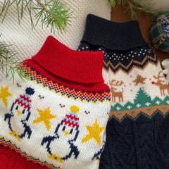 New Christmas Sweater for Small Medium Dog Warm Sweater Clothes for Dog Cat Party Wear