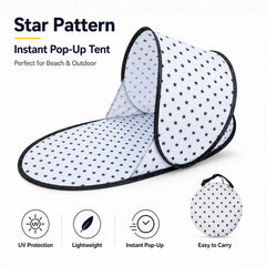 Outdoor tent for single casual use, quick setup in one second,beach sun protection, sunshade, camping, sunbathing