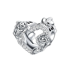 925 Sterling Silver Fashion Bee Honey Jar Sunflower Autumn Series