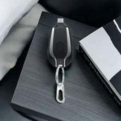 2000mAH Mini Keychain Power Bank Emergency Portable Charger Compatible with iPhone11 12 13 14 , Samsung, Xiaomi Small Power Bank