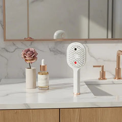 Electric Steam Hair Straightening Brush Water Spray Wet Dry Use USB-C Fast Charging Portable Hair Tool for Salon Travel Use