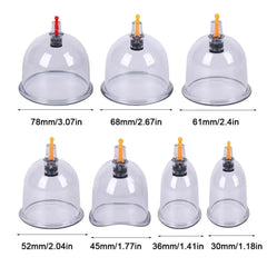 Cupping Relaxation Multiple Sizes of Vacuum Cups Massage Cupping Strengthening Meridian Health Care Equipment - Thickened Single