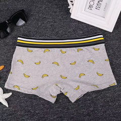 Women's Cotton Print Cartoon Boxer Briefs Boyshort Ladies Breathable Comfortable Elastic Safety Panties Female Underwear Shorts