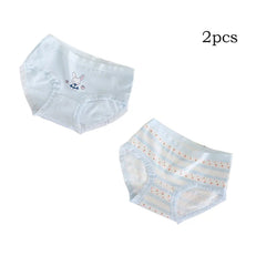 Teenage Triangle Panties Kids Solid White Underwear Pants Pure Cotton Breathable Underpants Child Girls Briefs For 7-16 Years