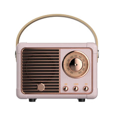 Retro Bluetooth Speaker Wireless Card Portable Subwoofer Mini Outdoor Student Small Bluetooth Speaker