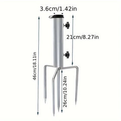 Camping Tent Frame with Ground Pegs - a Sturdy Frame Suitable for