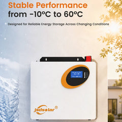 Jsdsolar 25.6V 100Ah LiFePO4 Battery 100A BMS 2560Wh Solar Lithium Iron Phosphate Battery 6000+ Cycles CAN RS485  For Solar Power System