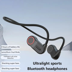 Wireless Bluetooth Earbuds Behind the Ear Sports Running Open-Ear Bluetooth Headphones with Ultra-Long Battery Life Waterproof