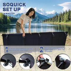 Camping Cot Portable Folding Bed Outdoor Ultralight Compact Tent Bed