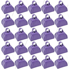 12-100 Pcs Metal Cowbells for Sporting Event 3 Inch Small Noise Makers