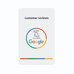 Universal NFC Cards Google Review NFC Card  Increase Your Reviews PVC Material Standard Card Size