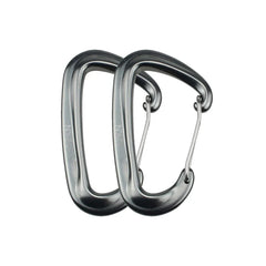 12KN Small Climbing Carabiner D-Shape Mountaineering Buckle Hook
