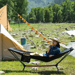 Naturehike Style Outdoor Portable Hanging Bed - Folding Stand Hammock for Camping & Garden Use