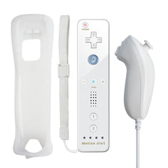 Controllers For Nintendo Wii 2 In 1 Left Right Controller Optional Motion Plus Set Game Remote Control Joystick Wireless Gamepad