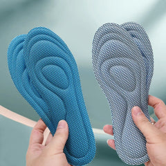 10/20pcs Memory Foam Orthopedic Insoles Shoes Men Women Nano Antibacterial Deodorization Insole Sweat Absorption Running Cushion
