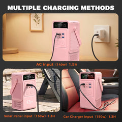 CTOLITY 200W Portable Power Station, 192Wh 60000mAh Solar Generator Storage Energy Power Bank For Camping Travel RV Home