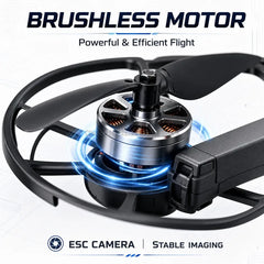 VR Big Drones 4K HD Wide Angle Camera WiFi FPV RC Helicopter with Large Screen Foldable Quadcopter for Professional Photography