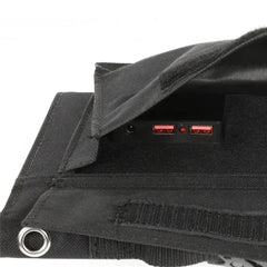 2024 New Portable Solar Panel Folding Bag USB+DC Output Solar Charger Outdoor Power Supply Mobile Phone Generator