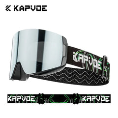 Kapvoe Snow Goggles Ski Snowboarding Skiing Sunglasses for Women Men Anti-Fog Lens UV400 Photochromic Glasses Motorcycle Glasses