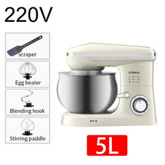 2026 Multifunctional Chef Machine Household 3-5 Liter Small Dough Kneading Machine Fully Automatic Household Electric Egg Beater