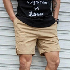 summer Men Shorts Light Weight Thin printing breathable Short Pants Fitness Men Casual Shorts Quick-drying Drawstring Shorts