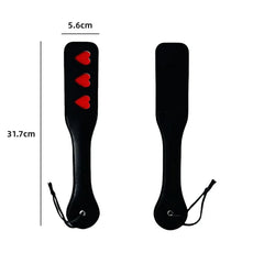 32CM High Quality Black Leather Horse Whip, Anti-slip Portable Equestrian Accessory for Outdoor Training