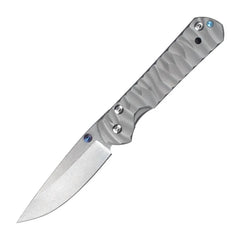 New Style Outdoor Pocket Folding Knife Damascus Steel Blade Titanium Alloy Handle Portable Knives Peeling Tool Jungle Knives
