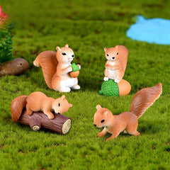 Animal Country Farm Fairy Garden Accessories Miniature Ornament Statue Figurines Landscape Bonsai Pot Dollhouse Terrarium Decor