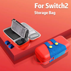 For Switch 2 Game Theme EVA Carrying Case Hard Shell Switch 2 Storage Bag Portable NS Switch 2 Accessories Large Capacity Bag