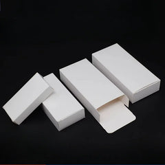 50Pcs/lot White Paper Packaging Box for Gift Products Handmade DIY Cookies Candy Gift Box Carton Package for Mobile Phone Case
