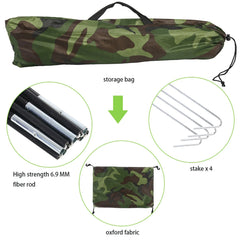Camouflage Tent One Person Tent Outdoor Tent Outdoor Camouflage UV
