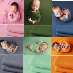 150*170cm Newborn Photography Props Blanket Wrap Backdrop Stretchable Fabrics Shoot Studio Accessories