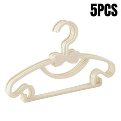 5-50pcs Baby Hangers Plastic Kids Clothes Storage Hanger for Nursery