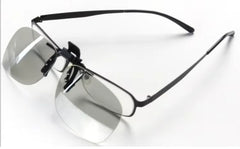 Clip-on Passive 3D Glasses Circular Polarized Lenses for Polarized TV Real D 3D Cinemas for Movies Theater Cinema Passive 3D TV
