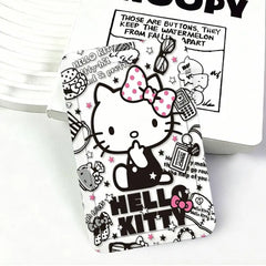 Cute Cat H-Hello K-Kitty NFC Contactless Sliding Card Sleeve For Student Cards, Bus Cards, ID Cards, And Work Permits