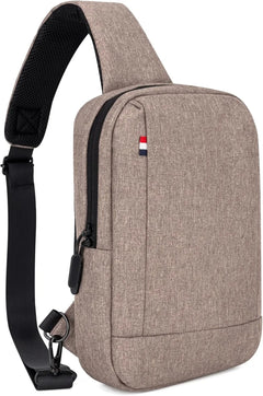 Sling Bag Crossbody Bags Men with USB Charging Port Small Messenger Bag Cross Body Shoulder Bag Sling Backpack Women