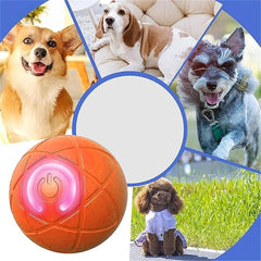 Pet Automatic Rolling Ball Toy Shaky Ball Toy for Dogs Auto Rolling Ball Toys for Puppy USB Rechargeable Interactive Dog Toys