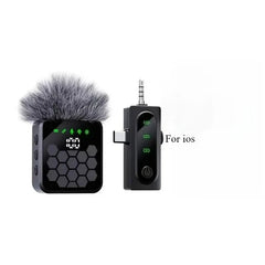 Wireless Lavalier Microphone for Camera,iPhone,Android,Video Recording  Microphone Reverb Sound Podcast Noise Reduction Clip Mic