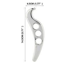 Stainless Steel Gua Sha Muscle Fascia Scraper Tool Skin Scraping Massage Tool Body Shoulder Back Arm Leg Massage Care