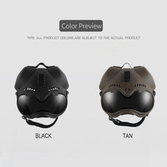 Tactical Dog Outdoor Hunting Training K9 Helmet, Large Dog Patrol Dogs Sheepdog Pet Motorcycle Protective Helmet with Goggles