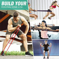 175-250LBS Yoga Multi-Purpose Thickened Heavy-Duty Elastic Band Fitness Training Resistance Stretching Band Thick Circle