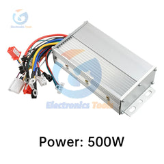 36/48V 500W E-bike Controller Brushless DC Motor Controller Speed Control for Electric Bicycle Waterproof Electric Scooter