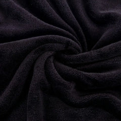 250GSM Black Flannel Blanket Soft Plush Fleece Throw Warm Cozy Bed Cover for Sofa Bedroom All Season Blanket Queen King Size