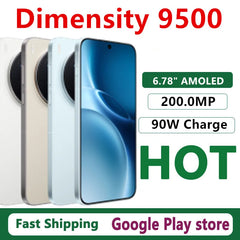 Original Vivo X300 Pro Mobile Phone Dimensity 9500 IP69 Waterproof 6.78" AMOLED 200.0MP 90W Charge Android 16.0 OTA 6510mAh