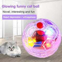 1/3pcs Cat Motion Light Up Interactive Flash Ball Flash Paranormal