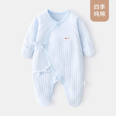 Hand-Wrapped Foot Onesie Baby Cotton Butterfly Clothes Newborn Clothes Newborn Baby Monk Clothes Ha Yi Climbing Clothes