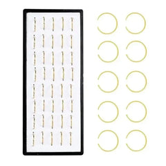 Fashion Crystal Stainless Steel Nose Stud Piercing for Women Hypoallergenic 1.8mm Nose Ring Straight/L/Screw Shaped Body Jewerly