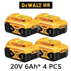 100% Original Dewalt 20V 6000mah Power Tool Battery Dcb206 Dcb205
