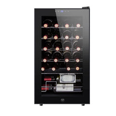 24 Bottle Wine Cooler, Compressor Cooling Wine Fridge, Constant Temperature Wine Cabinet with Air Cooling for Home Use